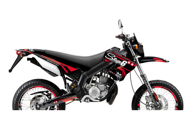 Grafik Kit Derbi X-Treme 2006 - 2010 Stage6 Röd