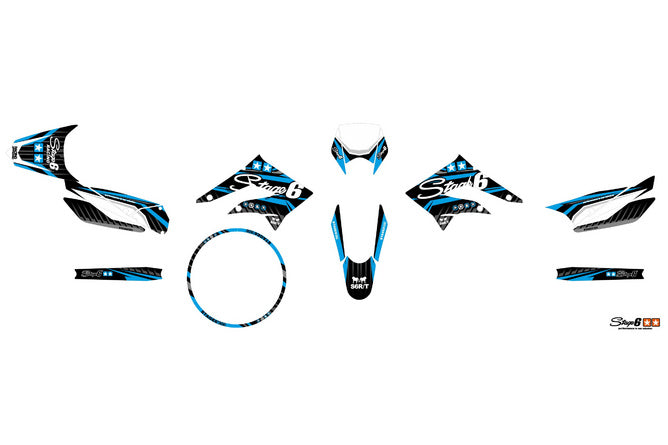 Grafik Kit Derbi X-Treme 2011 - 2017 Stage6 Blå