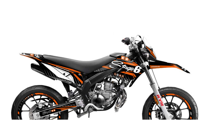 Grafik Kit Derbi X-Treme 2011 - 2017 Stage6 Orange