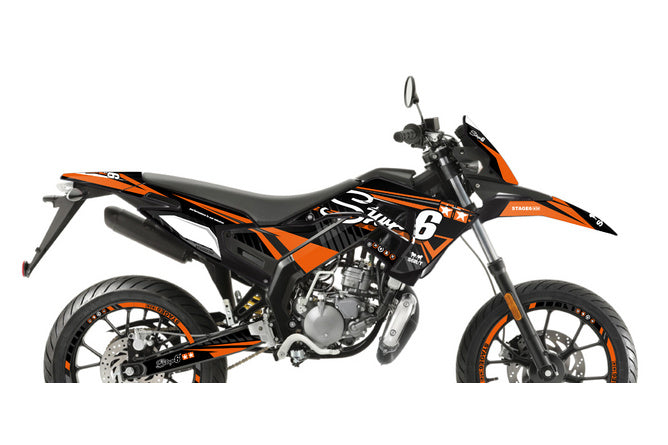 Grafik Kit Derbi X-Treme 2018 - 2020 Stage6 Orange