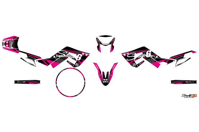 Grafik Kit Derbi X-Treme 2018 - 2020 Stage6 Rosa