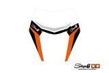 Headlight Mask Decal KTM EXC Stage6 orange