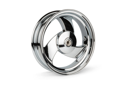 Rear Wheel (13x3.5) 3 spokes (aluminium) MBK Booster / BW's chrome