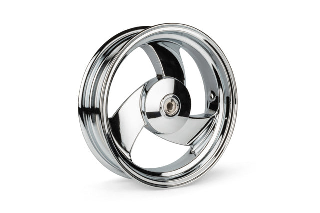 Rear Wheel (13x3.5) 3 spokes (aluminium) MBK Booster / BW's chrome