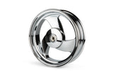 Rear Wheel (13x3.5) 3 spokes (aluminium) MBK Booster / BW's chrome