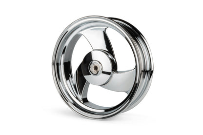 Rear Wheel (13x3.5) 3 spokes (aluminium) MBK Booster / BW's chrome