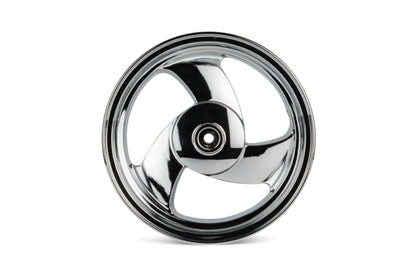 Rear Wheel (13x3.5) 3 spokes (aluminium) MBK Booster / BW's chrome