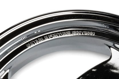 Rear Wheel (13x3.5) 3 spokes (aluminium) MBK Booster / BW's chrome