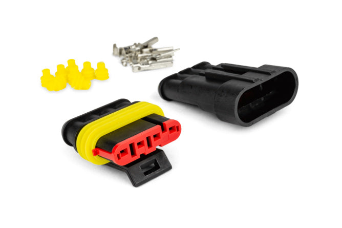 Vattentät Elektrisk Kontakt 4 Stift