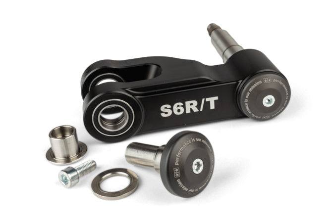 Swingarm Crashpad Stage6 R/T CNC Hård anodiserad