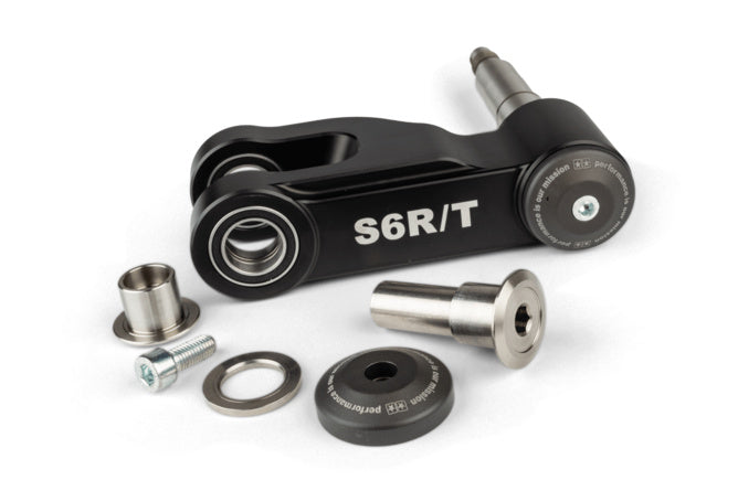 Swingarm Crashpad Stage6 R/T CNC Hård anodiserad