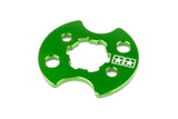 Locking Plate front sprocket Derbi Stage6 green