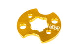Locking Plate front sprocket Derbi Stage6 yellow