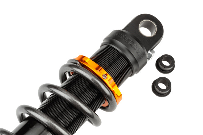 Bakstötdämpare Stage6 Sport Pro Minarelli och Peugeot 310mm