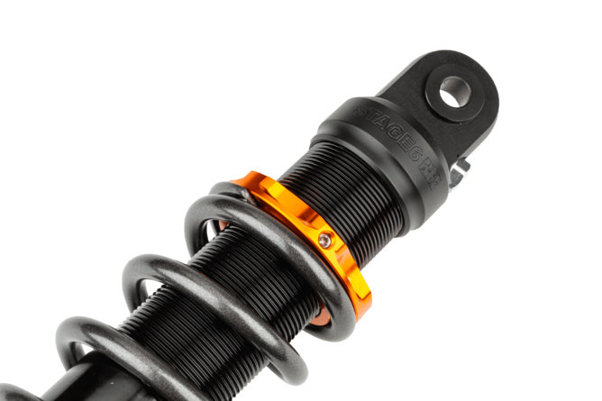 Bakstötdämpare Stage6 Sport Pro Minarelli och Peugeot 310mm