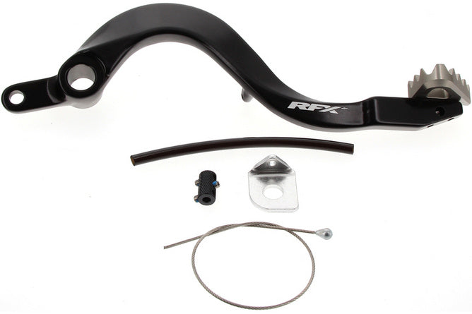 Bromspedal RFX Pro standard hårdanodiserad svart / hårdanodiserad titan Kawasaki KXF 450