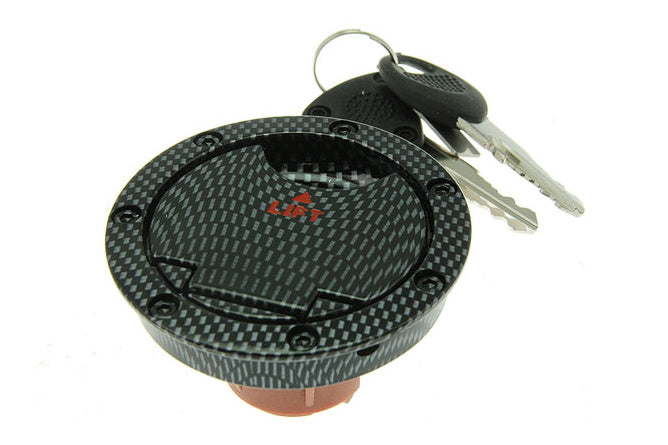 Bensintanklock STR8 Custom Yamaha Aerox / Nitro kolfiberlook