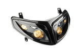 Headlight Mask Quattro (4 lamps) black Peugeot Speedfight 2