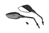 Mirror left + right universal d.8mm black