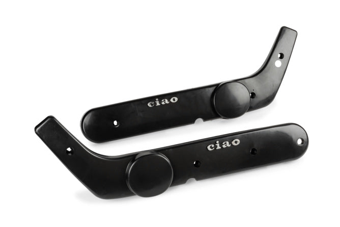 Sidoplåtar svart Piaggio Ciao mono drive