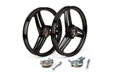Rims front / rear 17u0022 Grimeca black Peugeot 103 SP / MVL