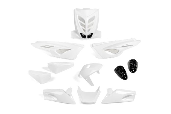 Fairing Kit 7 delar BCD White Out Yamaha Slider