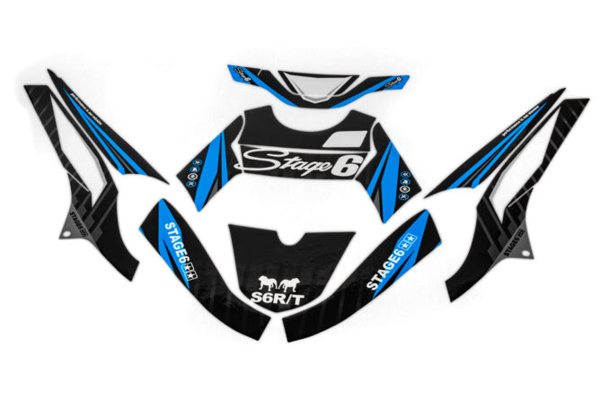 Grafik Kit Yamaha BWs efter 2004 Stage6 Blå
