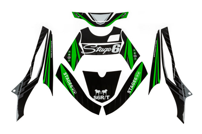Grafikpaket Yamaha BWs efter 2004 Stage6 Grön