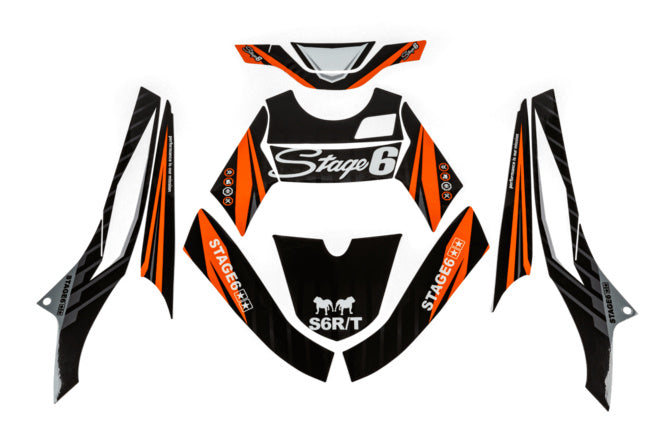 Grafikpaket Yamaha BWs efter 2004 Stage6 Orange
