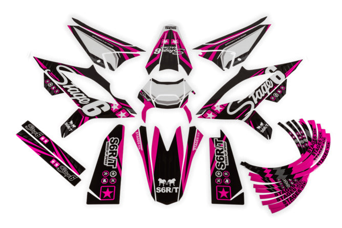 Graphic Kit Beta RR efter 2021 Stage6 Pink