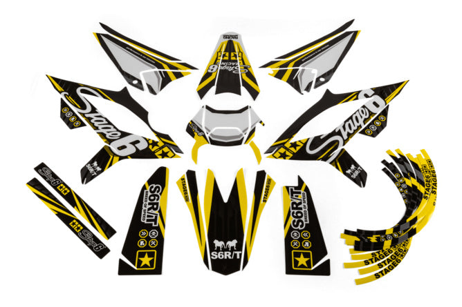 Grafik Kit Beta RR efter 2021 Stage6 Gul
