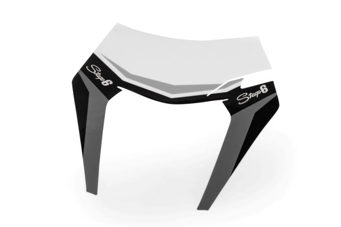 Strålkastarmask Dekal KTM EXC Stage6 svart
