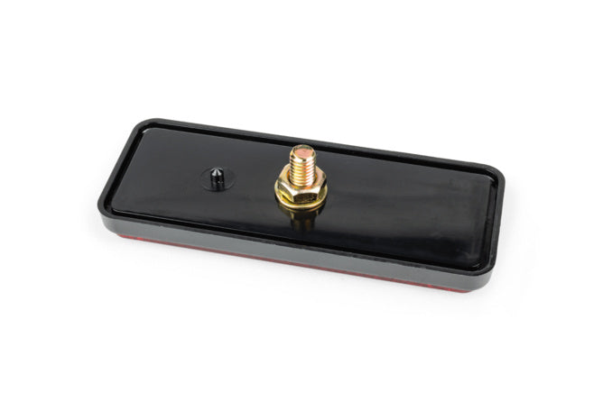 Reflektor rektangulär Skruvad 90x35 röd