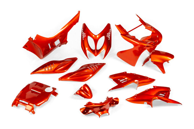 Karosskit 11 delar orange Yamaha Aerox före 2013