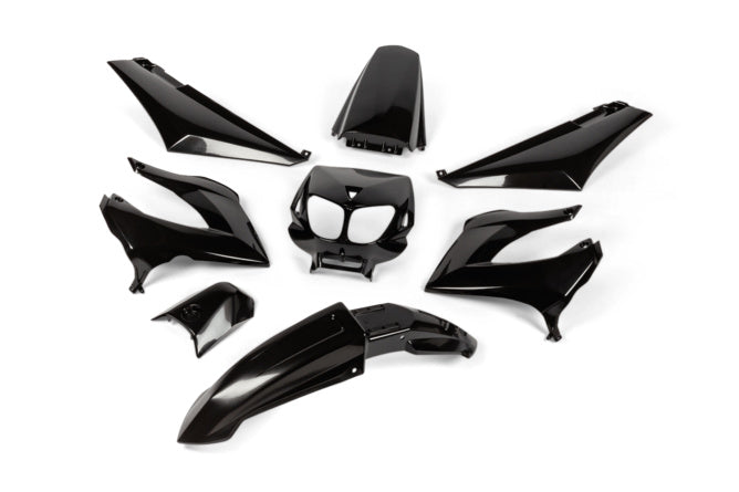 Fairing Kit 8 delar svart Derbi X-treme före 2011