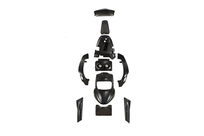 Karosserikit BCD RX svart Yamaha BWs efter 2004
