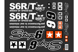 Sticker Sheet Stage6 A2 MK2 white
