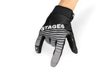 Motorcycle Gloves Stage6 Street Pure Black / Grey