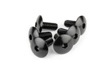 Fairing Screws aluminium M6x15 black (x6)