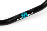 MX Handlebar KRM 28mm black / turquoise