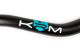 MX Handlebar KRM 28mm black / turquoise