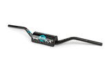 MX Handlebar KRM 28mm black / turquoise with pad
