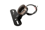 Taillight LED Circular Black-Line with license plate holder