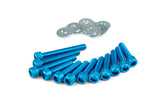 Variator Cover Dress-Up Screws STR8 Minarelli blue