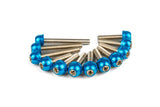 CVT Cover Bolts STR8 Minarelli blue