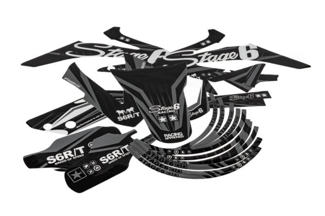 Grafik Kit Honda HM 50 Stage6 Svart
