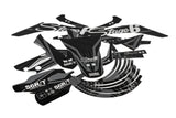 Graphic Kit Honda HM 50 Stage6 Black