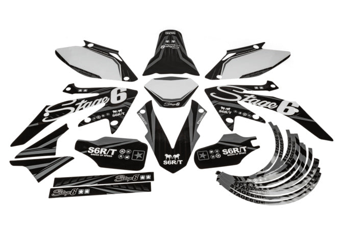 Grafik Kit Honda HM 50 Stage6 Svart