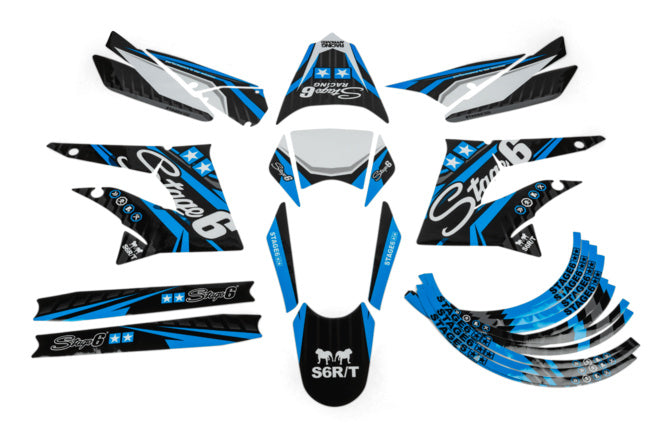 Grafik Kit Derbi X-Treme 2011 - 2017 Stage6 Blå
