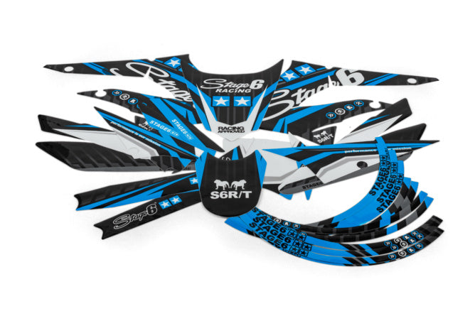 Grafik Kit Derbi X-Treme 2011 - 2017 Stage6 Blå